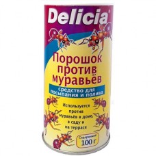 Delicia - Активная пищевая гранулированная приманка для муравьев в виде порошка 100 гр