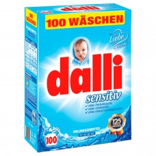 Dalli Sensitiv - Стиральный порошок без фосфатов для людей с чувствительной кожей 6,5 кг
