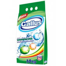 Gallus - концентрированный универсальный стиральный порошок для стирки белого и цветного белья 10кг