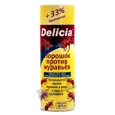 Delicia - Активная пищевая гранулированная приманка для муравьев в виде порошка 375 гр
