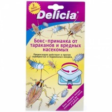 Delicia - Бокс - приманка для тараканов с эффективным аттрактантом, 2 шт