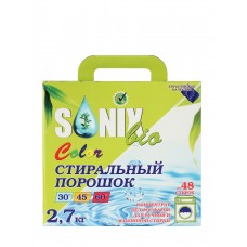 SonixBio Color - стиральный порошок для цветного белья, 2,7 кг